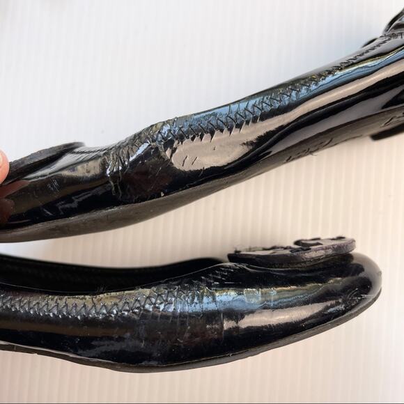 Tory Burch | Reva Patent Leather Ballet Flats - Picture 5 of 6